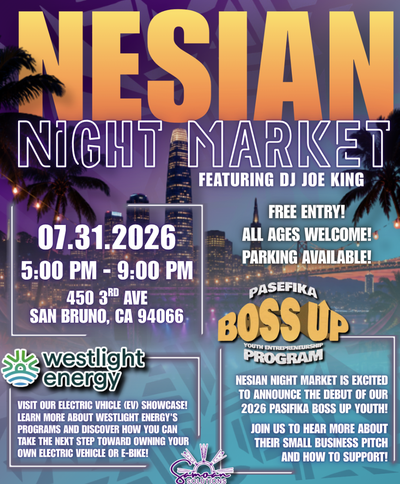 Nesian Night Market flyer.
