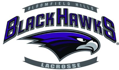Bloomfield Hills BlackHawks Lacrosse logo.