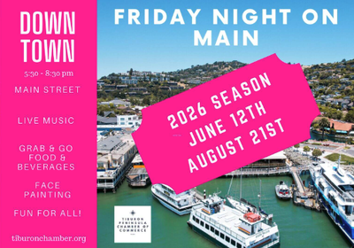 Tiburon Friday Night on Main 2026 flyer
